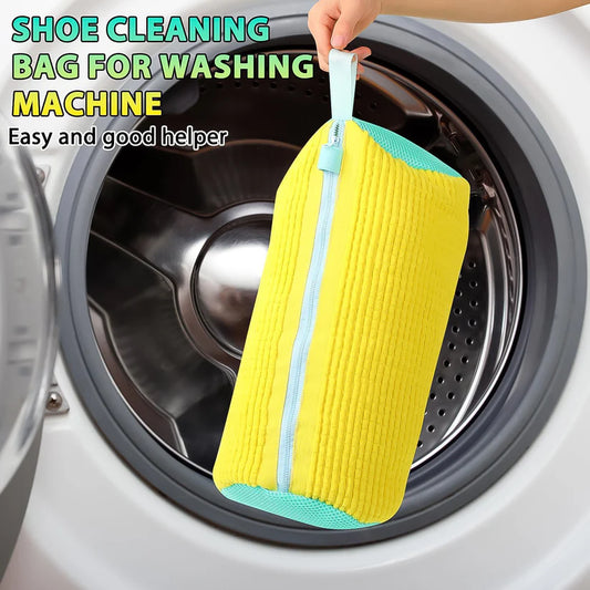 Shoe Washing Machine Bag – Microfiber Chenille Lining with Zipper