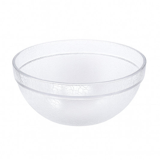 Transparent Idli Mixing Serving Bowl Textured Plastic Kitchen Bowl (1 Pc)