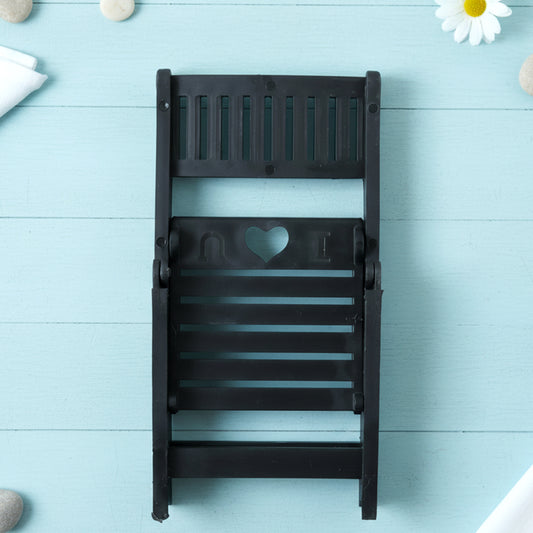 Mini Chair Shape Mobile Stand Holder (1 Pc Balck Color)