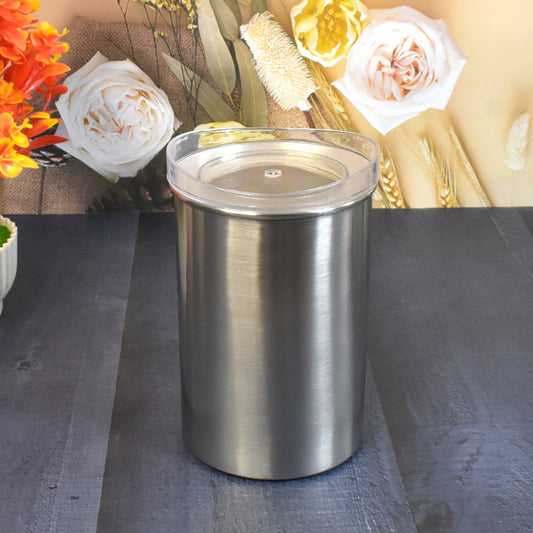 Multipurpose Stainless Steel Airtight Containers With See Through Lid (1 Pc 1000 Ml)