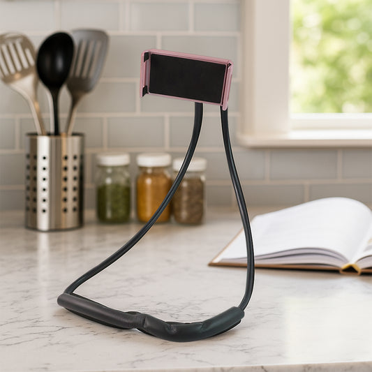 Neck Phone Holder Desktop Lazy Stand - (1 Pc)