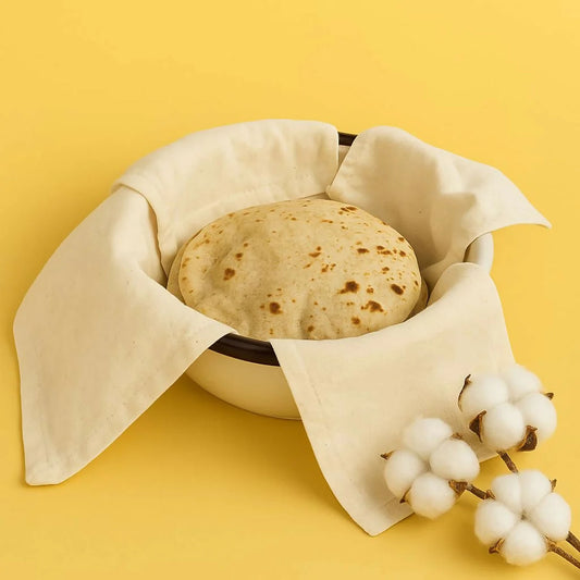 Multipurpose Cotton Roti Cloth Cover Round Roti Cover (51 X 51 Cm Pack Of 2 )