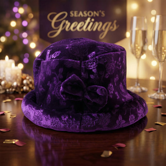 Premium Velvet Designer Bucket Hat For Women (1 Pc)