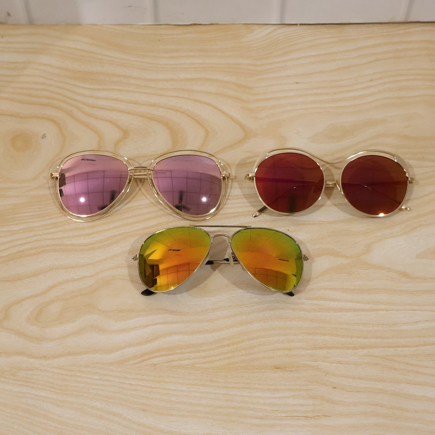 Stylish Fancy Mix Design Sunglasses For Men And Women Metal Frame (1 Pc)