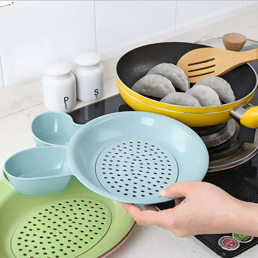 Multi-purpose Dumpling Snack Serving Plate (1 Pc)