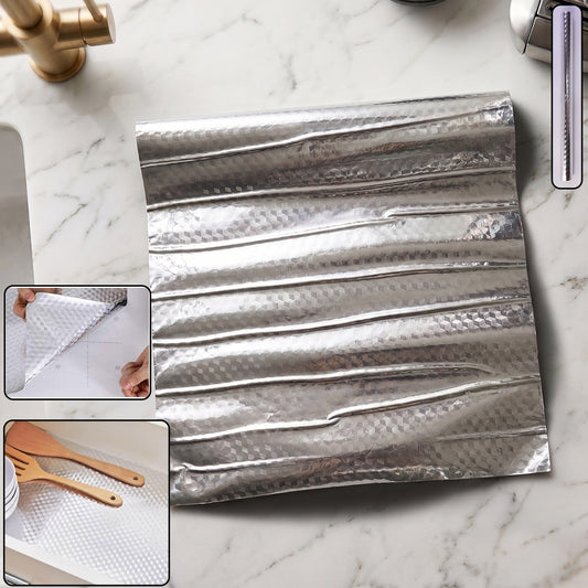 Aluminium Foil Paper Roll Kitchen Wrapping Food Storage Cooking Baking (1 Pc)