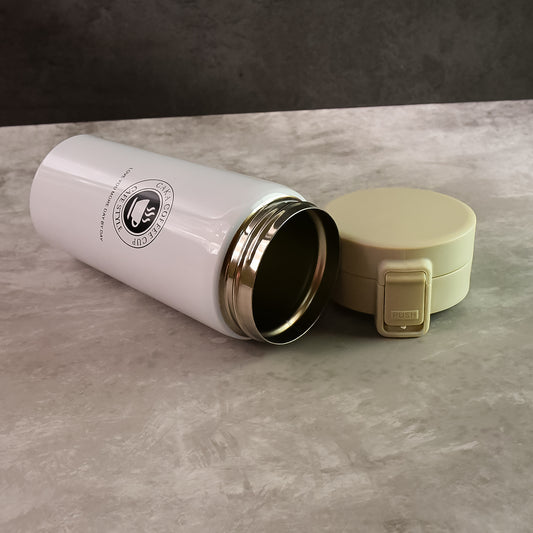 Stainless Steel Vacuum Insulated Coffee Flask With Flip Lock Lid (400ml 1 Pc)