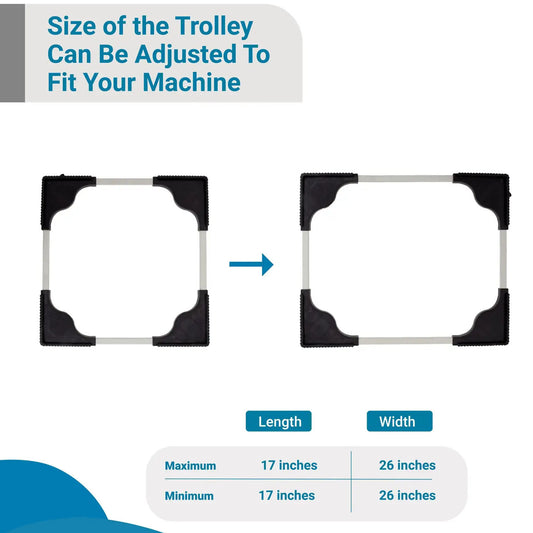 Adjustable Washing Machine Refrigerator Stand (6767 Cm 1 Pc)