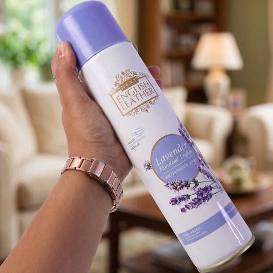 Next English Leather Lavender Air Freshener Spray For Home Office Room (220ml)