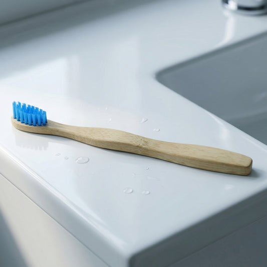 Sustainable Wooden Handle Toothbrush With Soft Bristles (1 Pc)