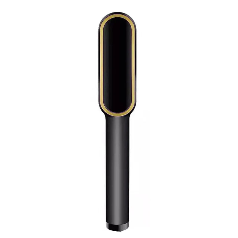 Hair Straightener Used While Massaging Hair Scalps And Head.