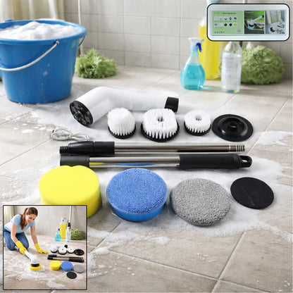 9-in-1 Electric Spin Scrubber