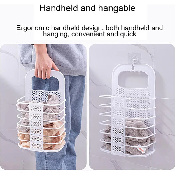 Wall Hanging Laundry Basket – Collapsible & Space-Saving