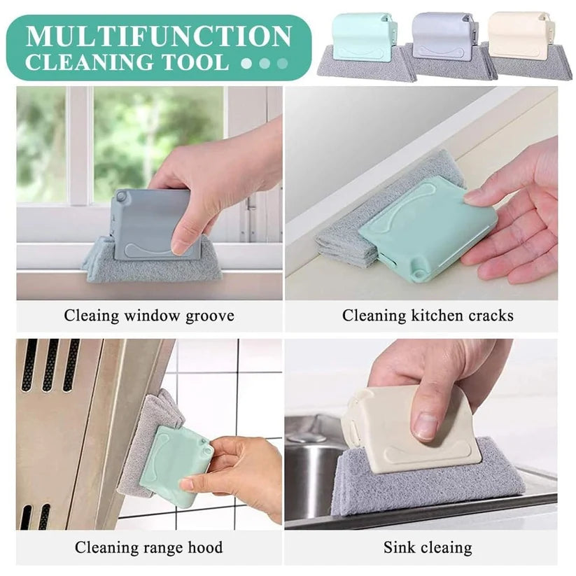 Window Groove Cleaning Brush - Slim Crevice Cleaner