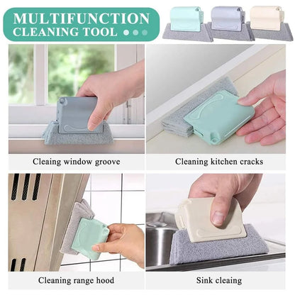 Window Groove Cleaning Brush - Slim Crevice Cleaner