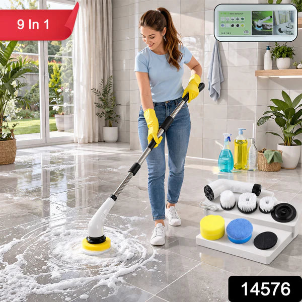 9-in-1 Electric Spin Scrubber