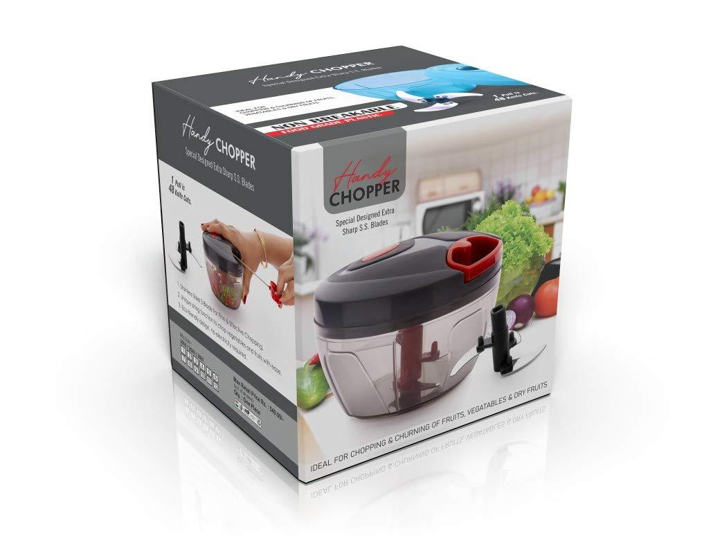 080 Manual Food Chopper Compact  Powerful Hand Held Vegetable Chopperblender