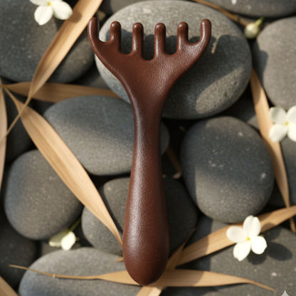 Manual Wooden Style Head  Neck Scalp Massager (1 Pc)