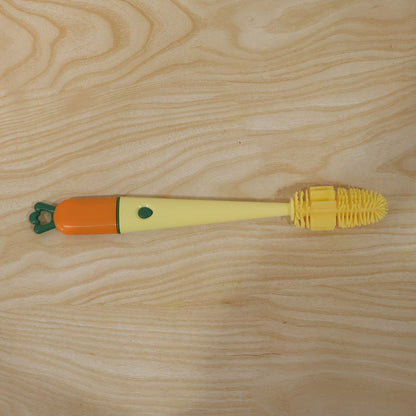 4 In 1 Silicone Bottle Cleaning Brush With Nipple Brush Long Handle (1 Pc)