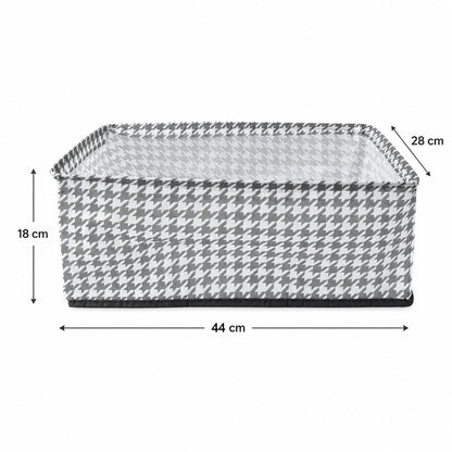 Foldable Cloth Organizer Basket Fabric Storage Box For Clothes Toys (1 Pc)