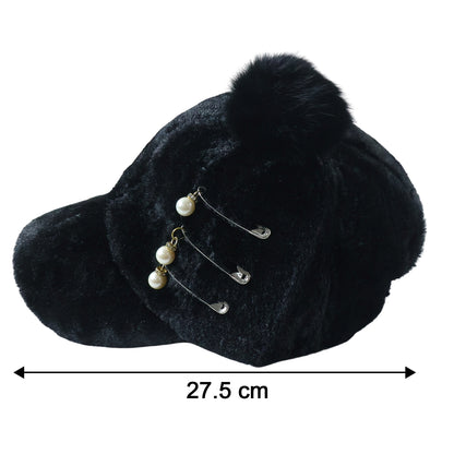 Elegant Winter Fur Cap For Women (1 Pc)