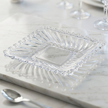 Royal Premium Glassware Serving Plate And Bowl (12 Pc Set)