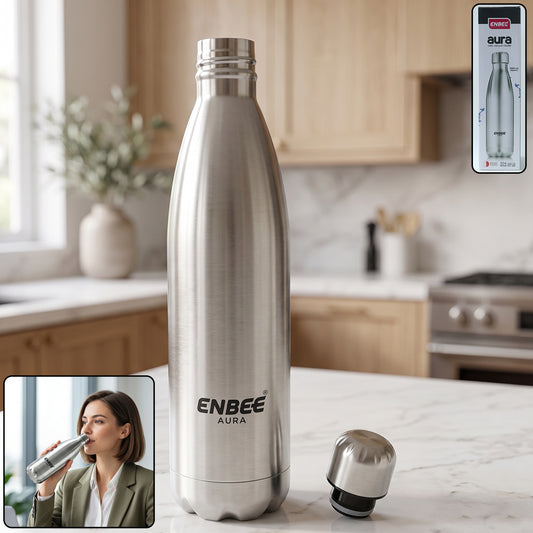 Enbee Aura Stainless Steel Insulated Water Bottle (1 Pc 1000 Ml)