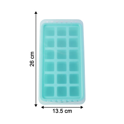 Premium 18grid Pop Up Ice Tray With Lid (1 Pc)