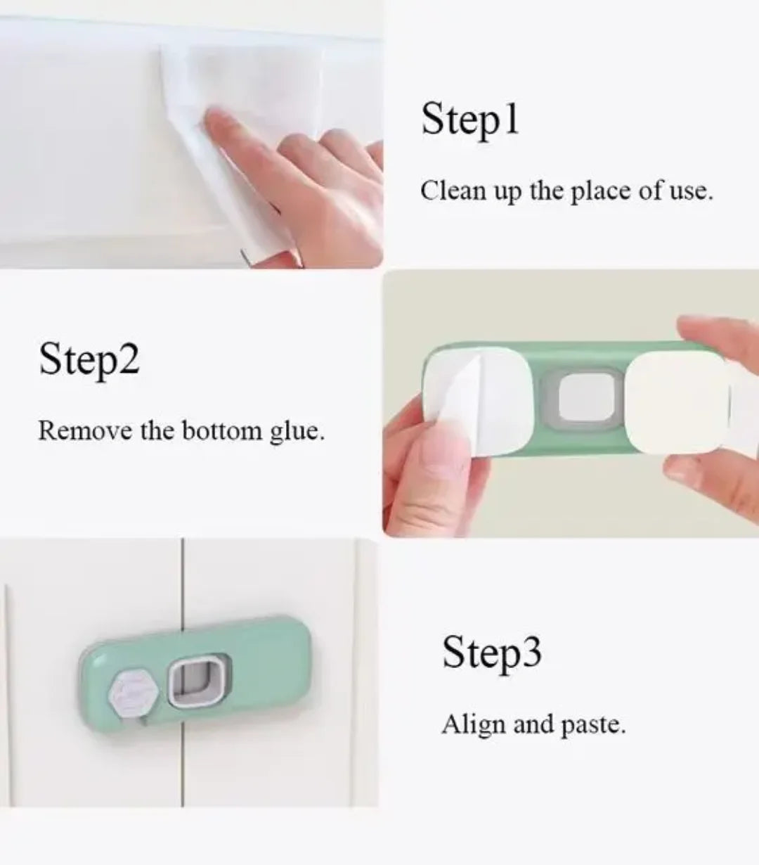 Adhesive Child Safety Lock (BUY 1 GET 1 FREE)