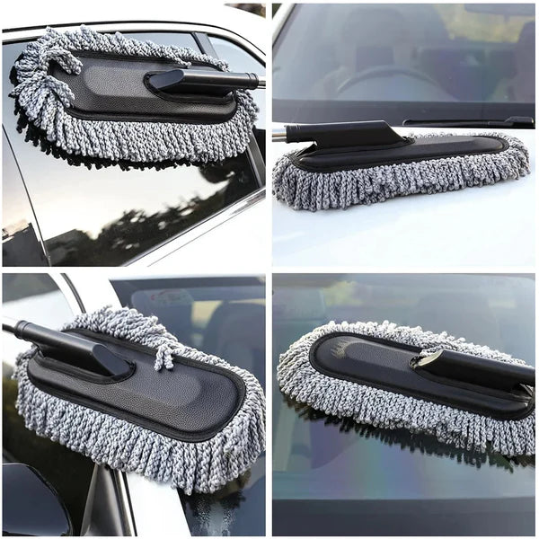 Car Duster – Retractable Handle Microfiber | Velvet Wheels