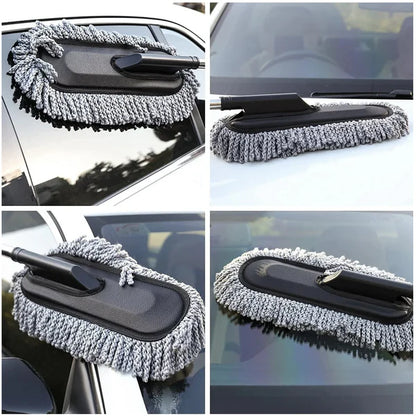 Car Duster – Retractable Handle Microfiber | Velvet Wheels