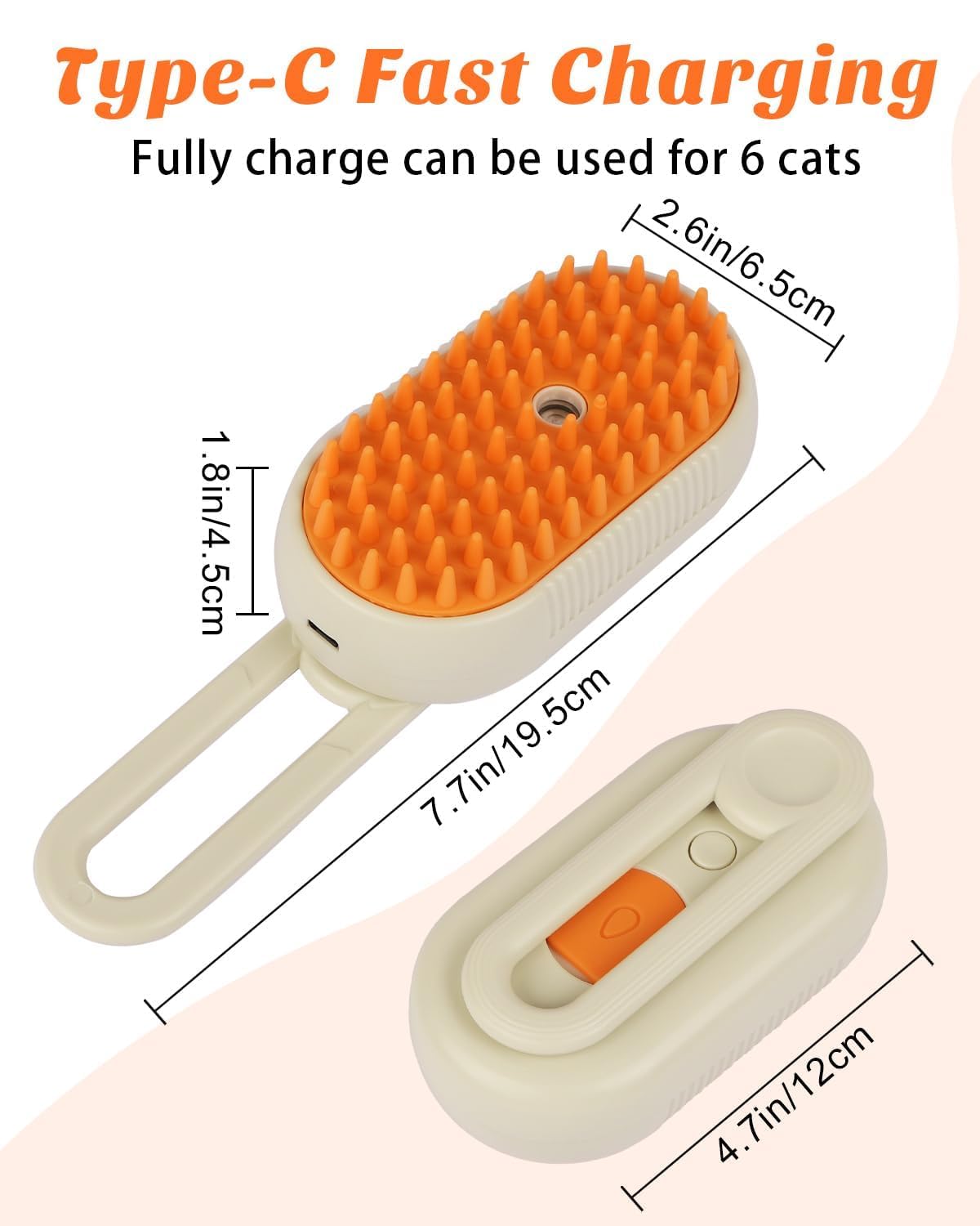 Pet Steam & Water Spa Brush