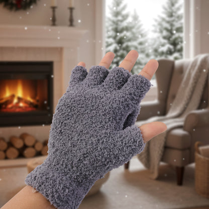 Winter Fingerless Gloves  Soft Warm Hand Gloves For Men  Women  (1 Pair)