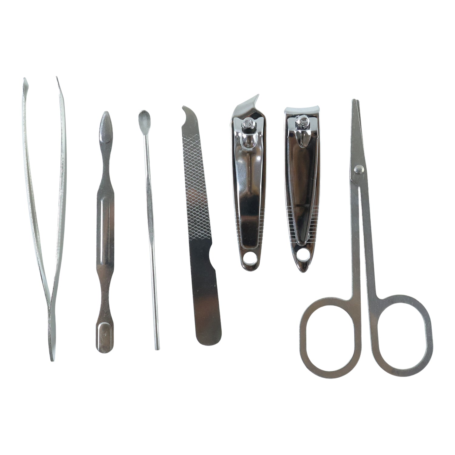 7 In 1 Stainless Steel Manicure Pedicure Grooming Kit