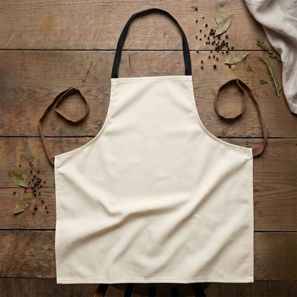 Premium Kitchen Apron Waterproof Adjustable Cooking Apron With Pockets (1 Pc)