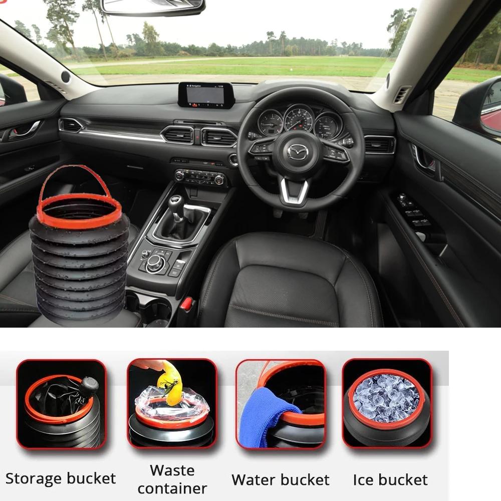237 -4l Foldable Car Trash Can Storage Organiser