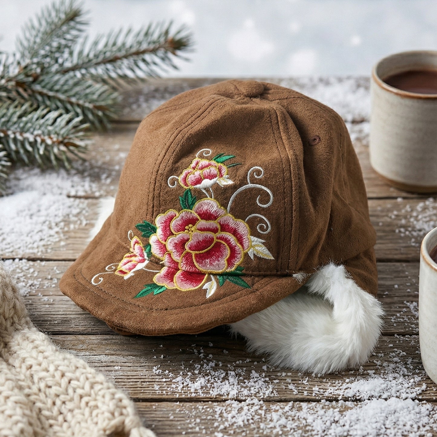 Premium Winter Ear Flap Cap For Women (1 Pc)