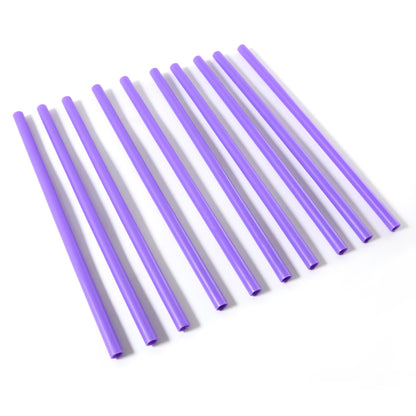 Reusable Plastic Drinking Straws Pack Of 10