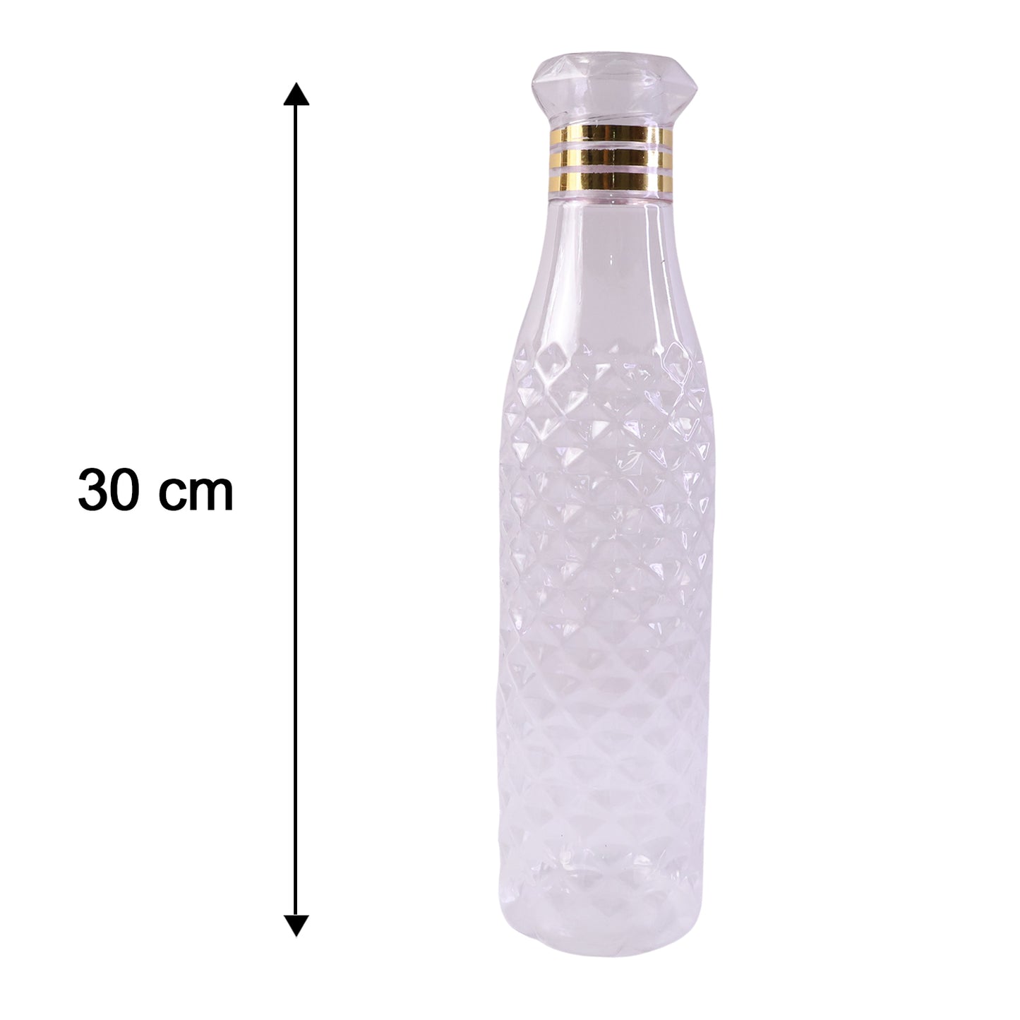 Premium Designer Transparent Water Bottle Set (6 Pc Set 1000 Ml Approx)