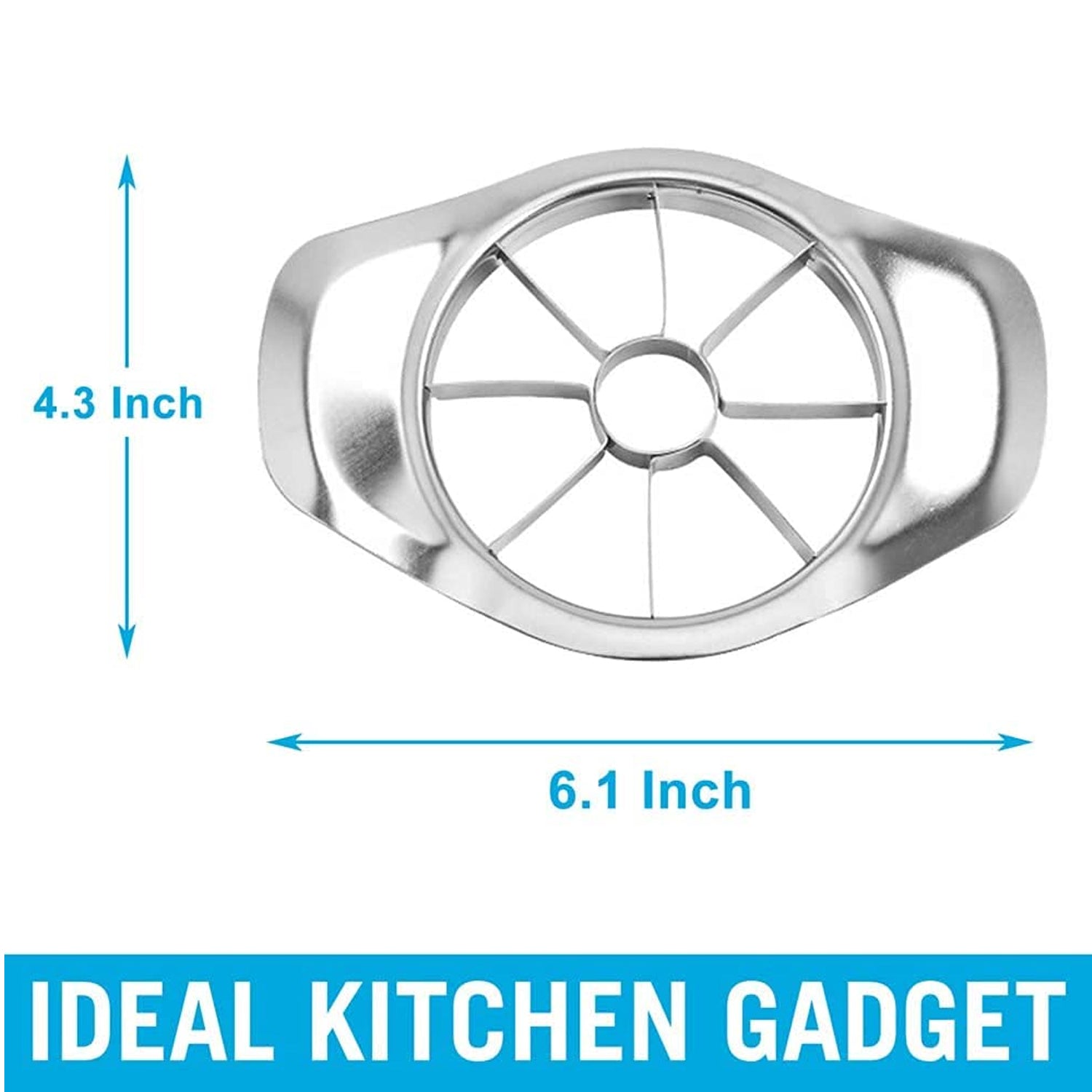 Heavy Duty Stainless Steel Apple Cutter  Slicer (1 Pc)