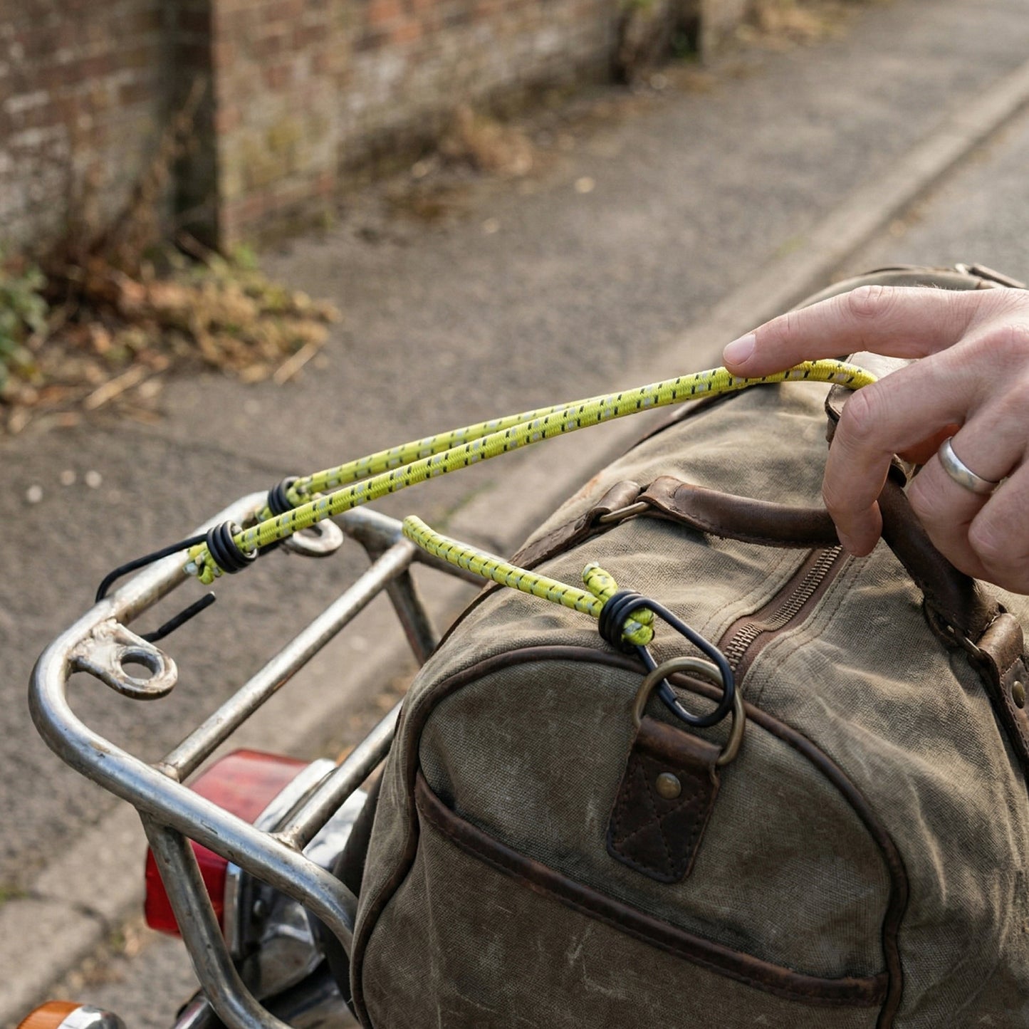 Heavy Duty Luggage Rope Elastic Bungee Cord Luggage Rope With Hooks 90 Cm 1 Pc