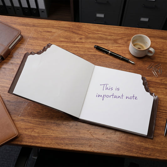 Chocolate Shaped Notebook  Diary 60 Pages (1 Pc)