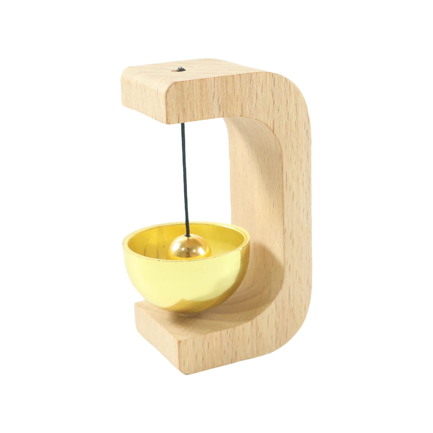 Zen Bell For Meditation With Wooden Stand (1 Pc)