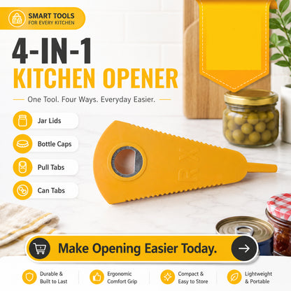 Bottle Opener Tool Stainless Steel Multipurpose Can Opener For Kitchen Bar (1 Pc)