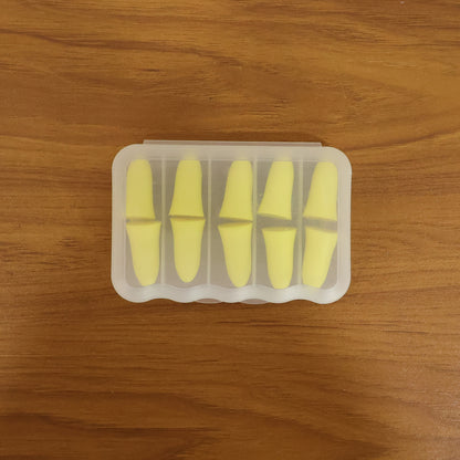 Soft Reusable Foam Ear Plugs With Storage Case (5 Pair)