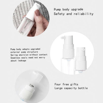 Travel Dispenser Bottle Set – 4-in-1 Leak-Proof