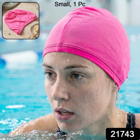 Small Premium Stretchable Swimming Cap (1 Pc)