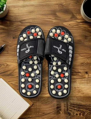 Acupressure Foot Massage Slippers Reflexology Massager- Yoga Paduka
