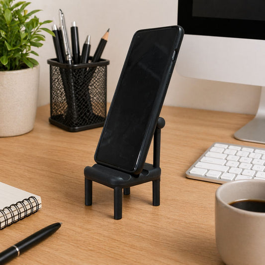 Mini Chair Mobile Stand Holder for Desk & Study Table Use(Color may vary)