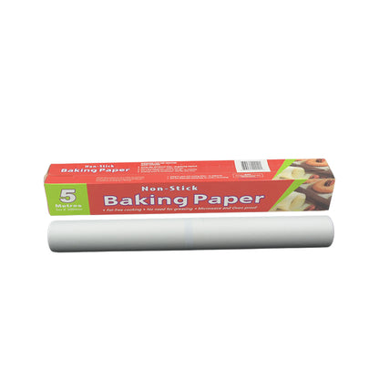 Non Stick Microwave  Oven Proof Parchment Paper Baking Paper Food Wraping Paper Easy To Tear Easy To Clean For Grilling Cooking Deep Fryer White